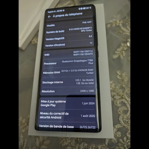 HONOR 70 5G - avec sa boite 