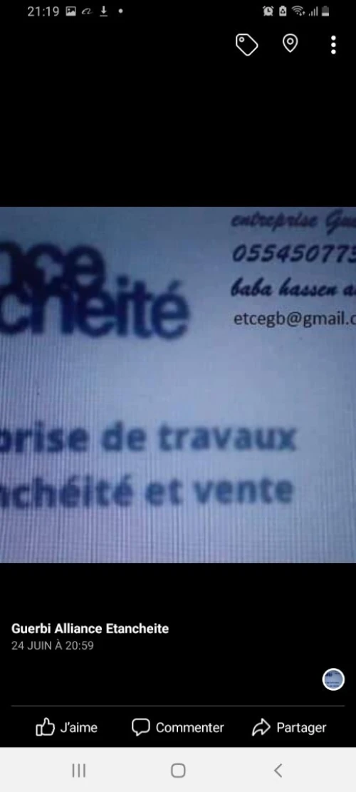 Étanchéité tous types et polystyrène 