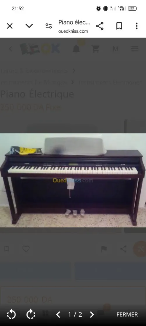 Piano électrique 