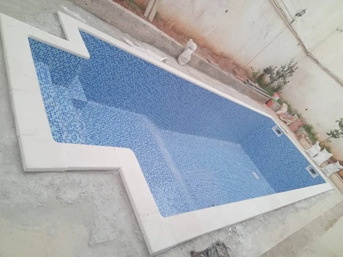 mosaique pate de verre piscine