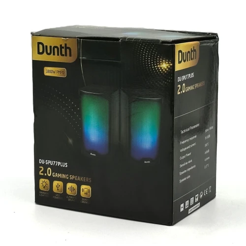 Haut-Parleurs Filaire pour PC DUNTH 1800W DU-SPU77PLUS LED مكبرات صوت سلكية للكمبيوتر