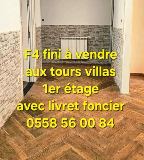 Vente Appartement F4 Tizi Ouzou Tizi ouzou