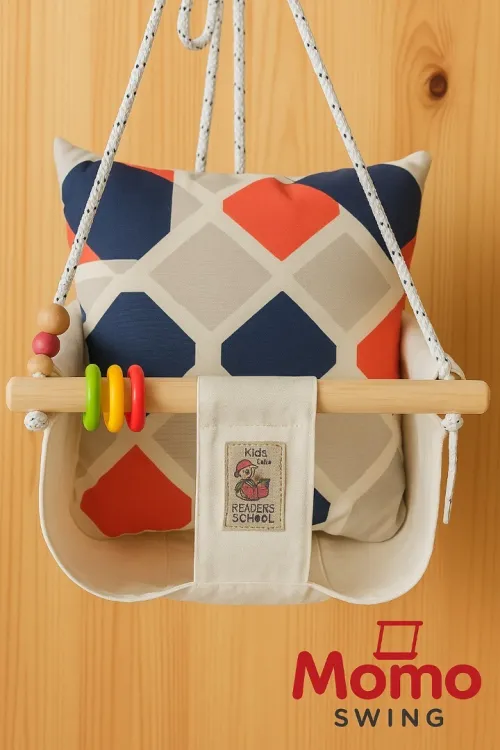 Balançoire bébé en bois  Momo Swing 
