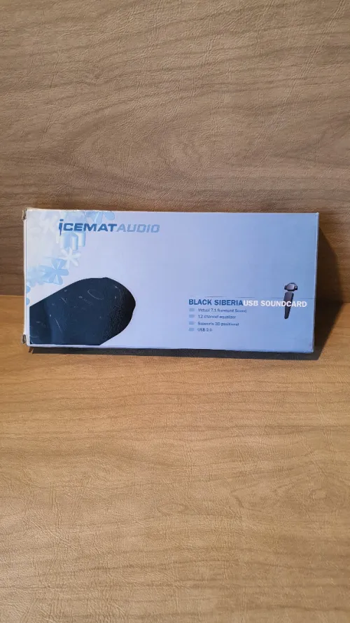 RARE Carte Son Icemat Siberia USB - Ancêtre de SteelSeries - NEUF en Boîte (NOS)