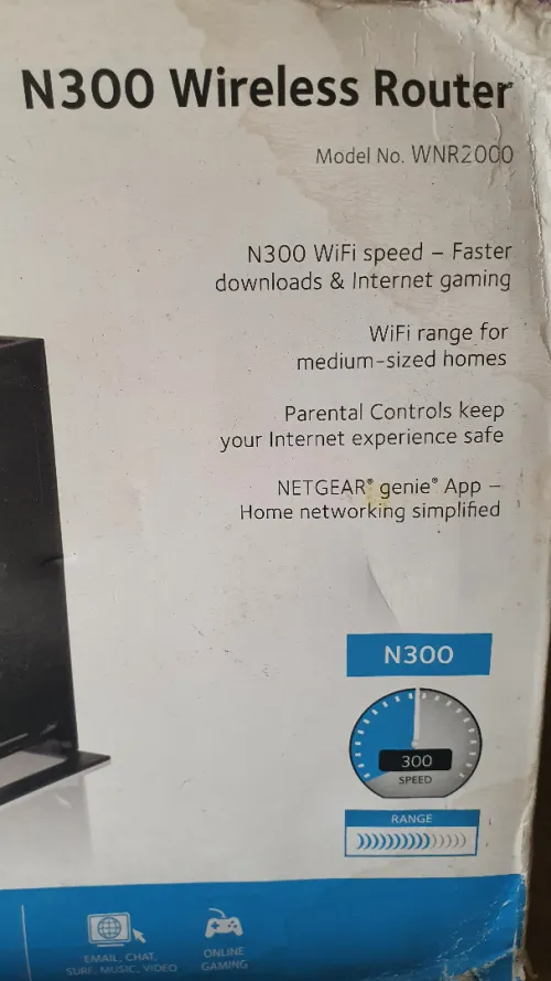 Routeur NETGEAR N300 Wirless, 4-Port Gigabit Ethernet (WNR2000)