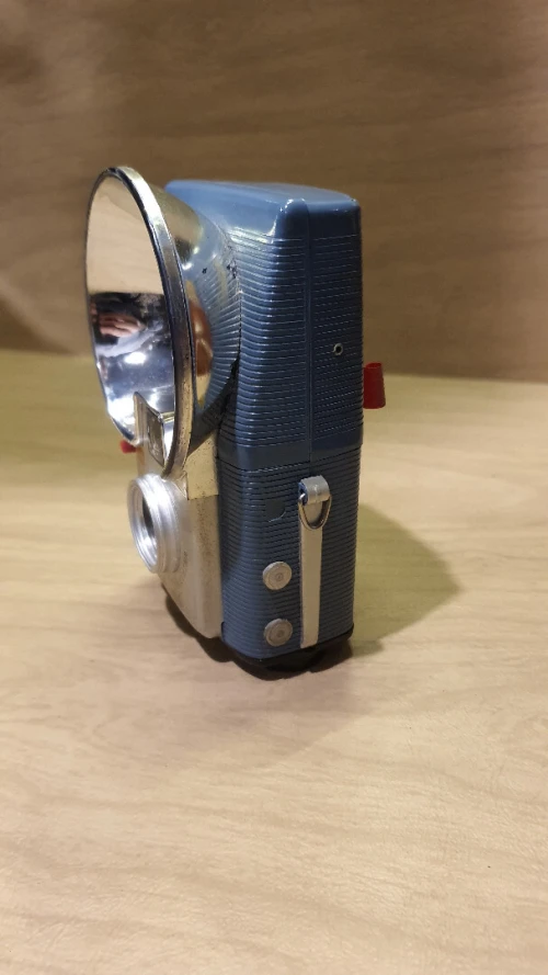 Appareil photo KODAK BROWNIE STARFLASH CAMERA couleur bleu, vintage, 60's, collection