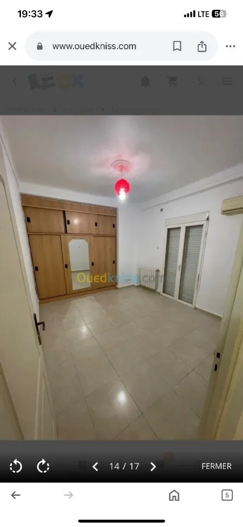Location Appartement F3 Alger Ben aknoun