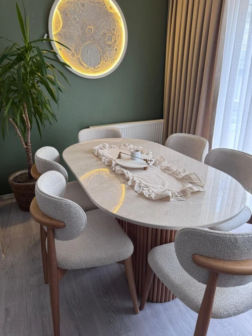 Table de salle à manger 6 chaise &طاولة طعام 6 كراسي