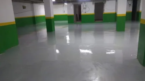 Résine époxy chape béton 