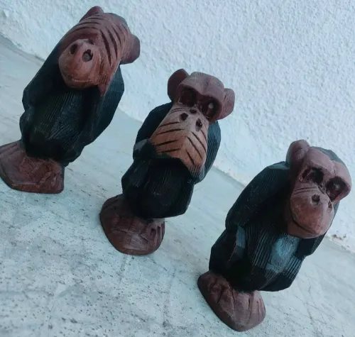 Les 03 sages singes 