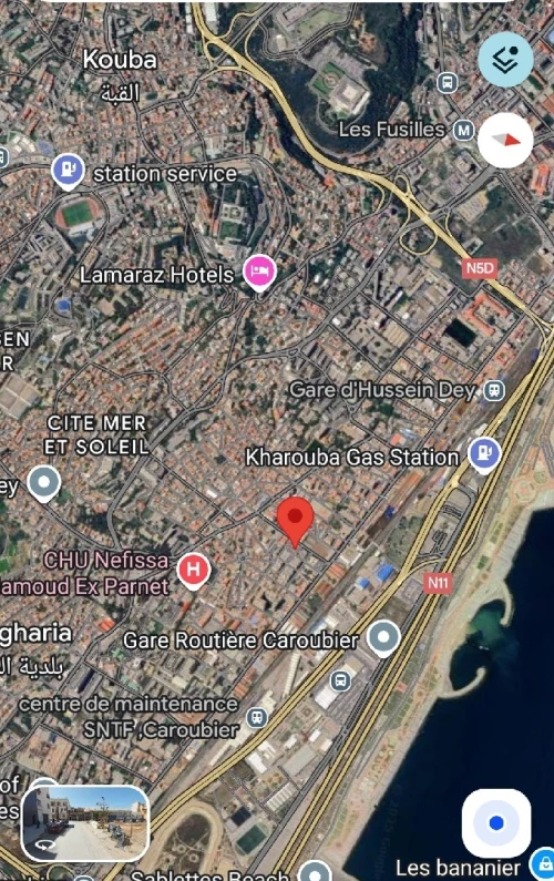 Vente Terrain Alger Hussein dey