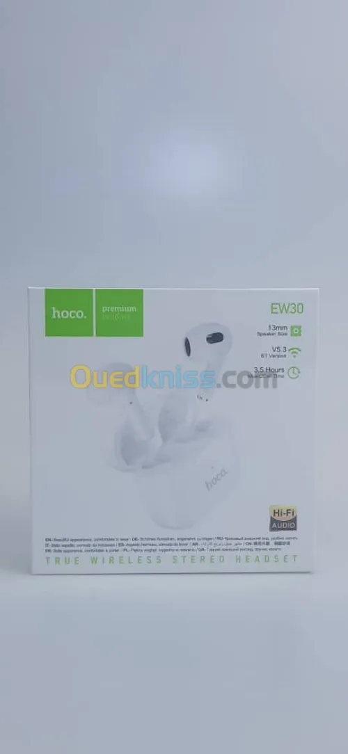 ecouteurs sans fil hoco ew30
