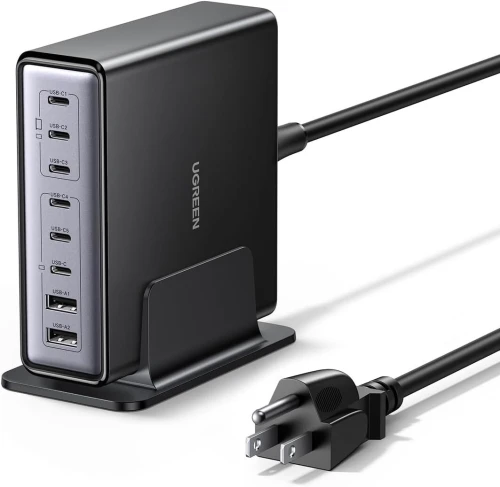 UGREEN Nexode 200W GaN USB C Charging Station, 8-Port Desktop Charger with PD 100W