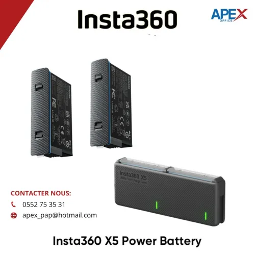 Batterie insta360 x5 avec chargeur