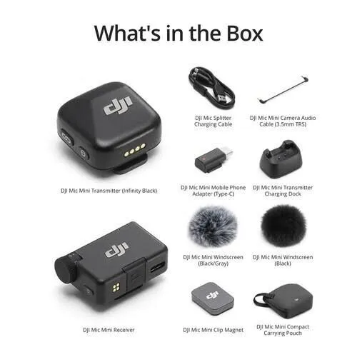 Mic dji mini solo