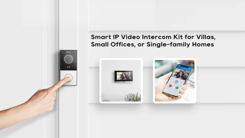  Kit de portier vidéo Akuvox pour appartement et villa