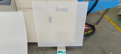 Jwell Machine d'extrusion de plaques alvéolées ondulées en PP 