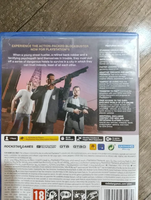 CD PLAY5 grand theft auto V 5 GTA5