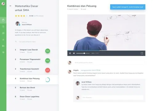 Plateformes éducatives : e-learning, quiz, flashcards, cours