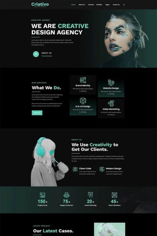 Sites de présentation : Vitrines, portfolios, agences