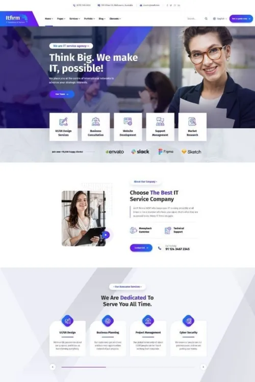 Sites de présentation : Vitrines, portfolios, agences