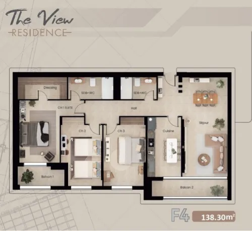 Vente Appartement Alger Bir mourad rais