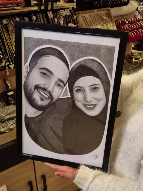 Dessin portrait رسم بورتري
