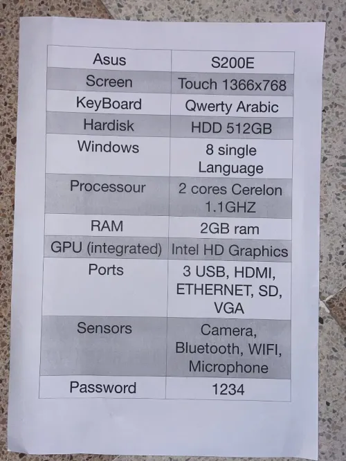 Asus laptop 
