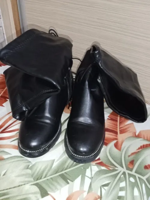 Botte en cuir 