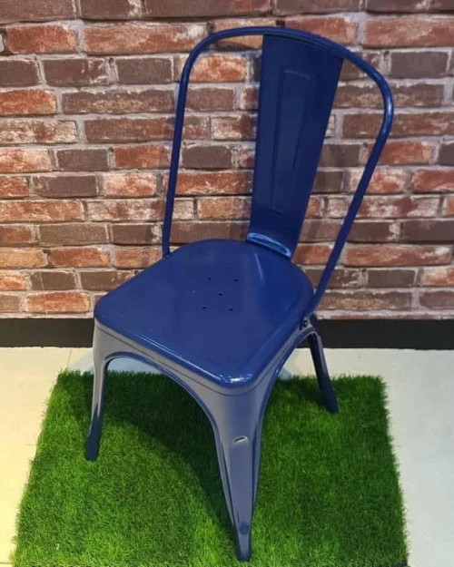 Chaise tolix métal peinture au four inoxydable 
