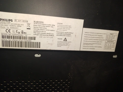 Télévision Philips de l'Europe 50 pouce 