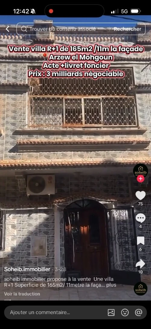 Vente Villa Oran Arzew