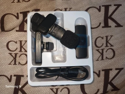 ميكروفون Wireless Lavalier Microphone مسجل صوت