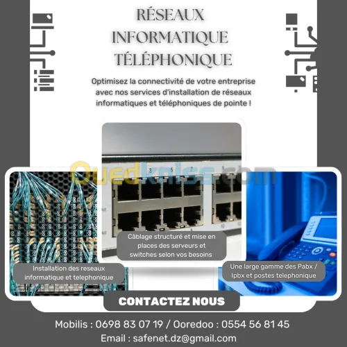 Installation et Maintenance de Réseaux Informatiques et Téléphoniques