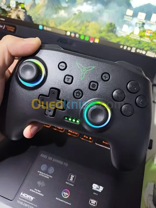Dinofire Wireless Bluetooth RGB Controller for Nintendo Switch/Switch OLED/Switch Lite/PC/ Mobile
