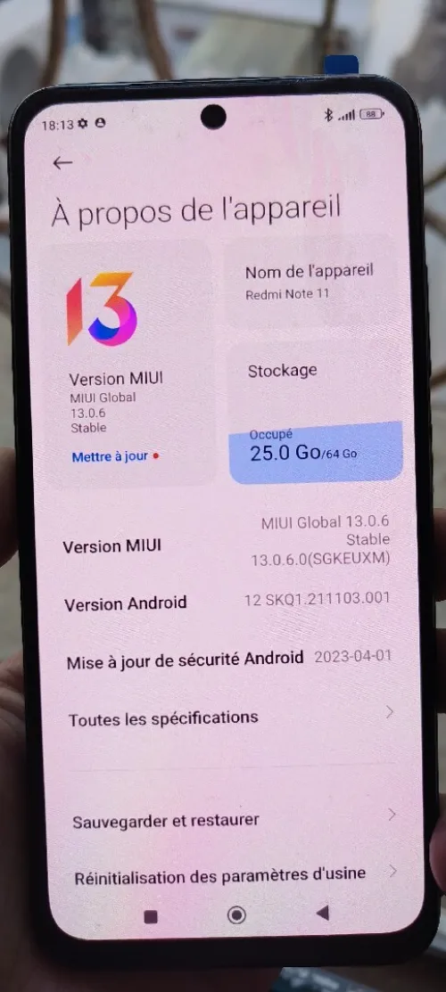 Xiaomi Redmi note 11 4g