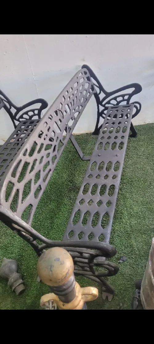 Banc en fonte + en bois 
