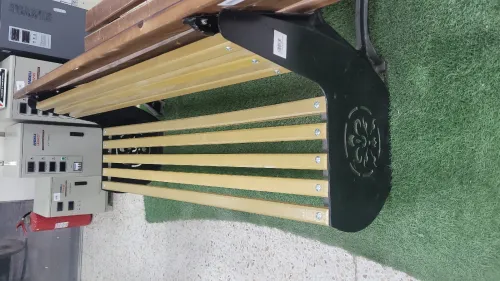 Banc en fonte + en bois 
