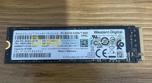 SSD NVMe PCIe Gen3 x4 | 512Go WD & SK Hynix