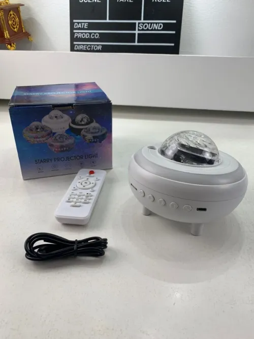 Enceinte Bluetooth et Projecteur de Galaxie 2en1 avec Effet NEBULA- مكبر صوت بلوتوث