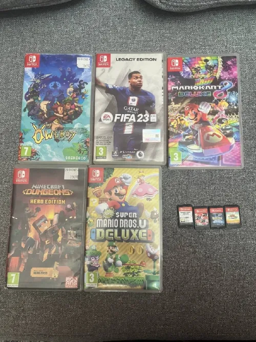 Jeux nintendo switch à partir de 1500da
