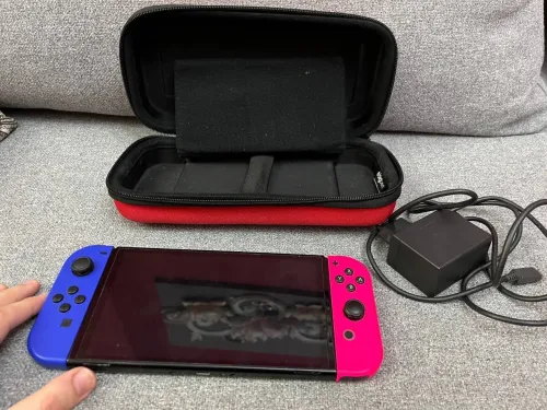 Nintendo switch oled flashé puce