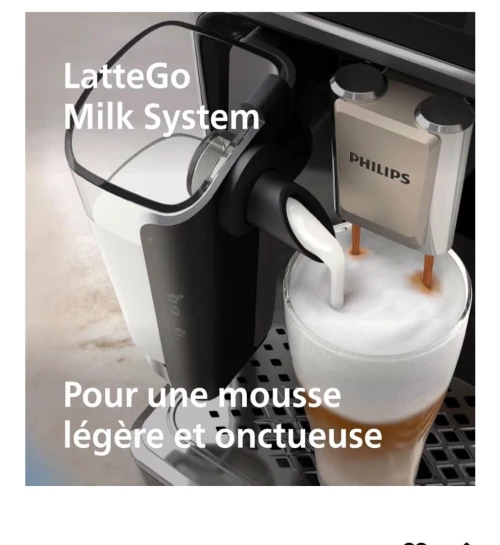 Machine à café SAECO Xelsis SM7580/00 Machine expresso super automatique noir laqué