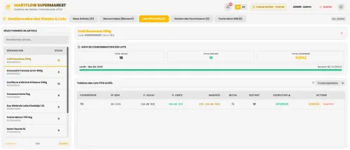 APPLICATION DE GESTION STORE