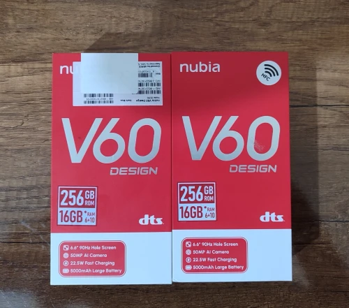 ZTE Nubia V60 DESIGN 90Hz - RAM 16GB - 256GB - Dark Bleu
