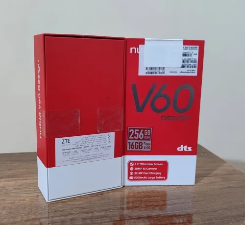 ZTE Prix Choc 🔥🔥 et Stock Nubia V60 DESIGN 90Hz - RAM 16GB - 256GB - Dark Bleu