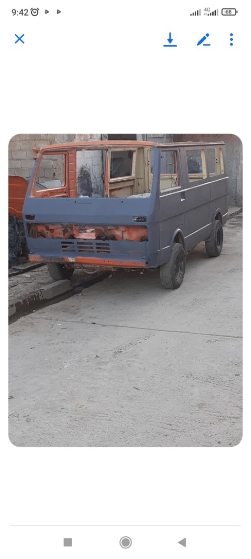 Volkswagen Lt 28 1989 Caravane