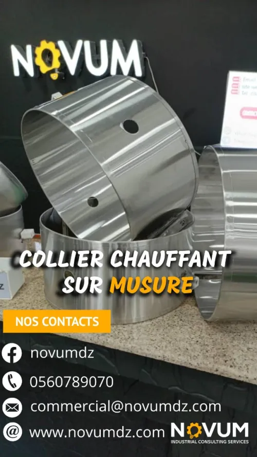 Fabrication Collier chauffant sur musure صناعة سخانات حرارية لالات حقن وبثق ونفخ البلاستيك