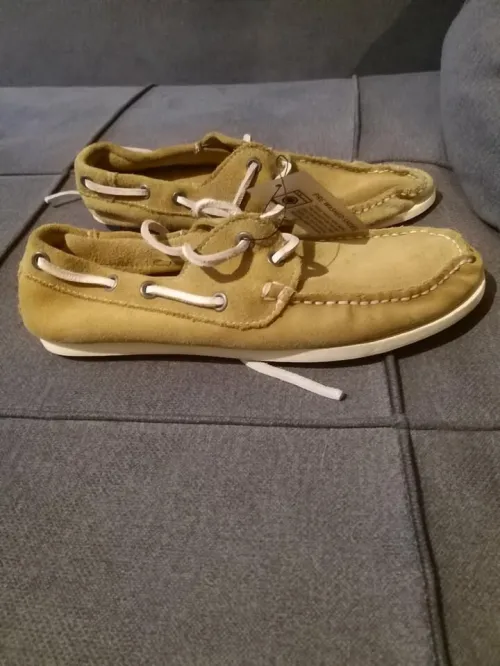mocassin femme en daim