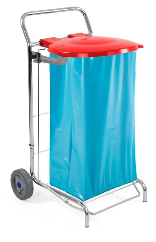Chariot porte-sacs pédale 120L